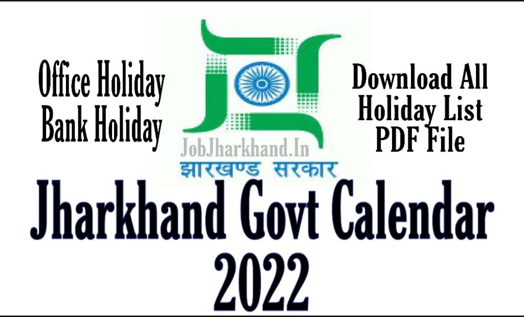 Jharkhand Calendar 2022 All Holiday List (Download PDF)