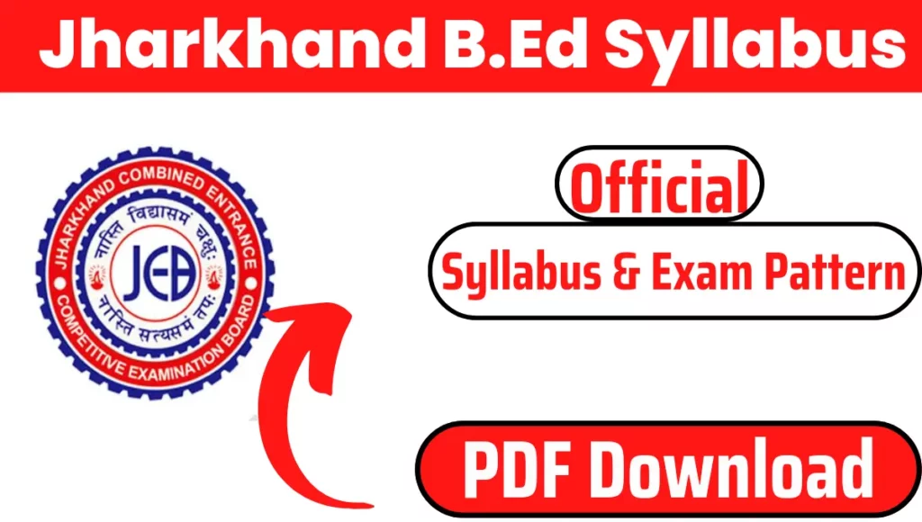 Jharkhand Bed Syllabus