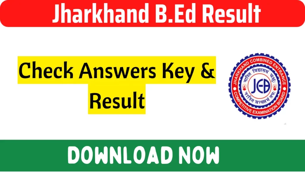 Jharkhand B.Ed Result